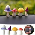 thumbnail image 1 of Blukids Mini Mushroom Decor Fairy Garden Accessories - Outdoor Garden Decor Mushrooms Ornament for Garden Decoration Garden Gnome's Favorite Mushroom Statues，1.4 inch（D）, 1 of 7