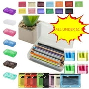 Blukids Pencil Pouch for 3 Ring Binder, Pencil Pouch with Double Pocket, Double Zipper Pencil Pouches,Pencil Bag with Mesh Window Pencil Pouches,Binder Pencil Pouch for Office Products Pen Bag(Beige)