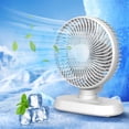 thumbnail image 1 of Blukids Portable Desk Oscillating Fan,3 Speeds,USB Rechargeable,Strong Wind,Personal Small Table Fan for Home Office Outdoor Travel, 1 of 5