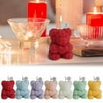 thumbnail image 1 of Blukids Rose Bear Silicone Mold,3D Teddy Bear Candle Making Molds,Silicone Epoxy Resin Mould,Ornament for DIY Wax Candle Art Craft Cake Chocolate Home Decor Valentine Gifts Birthday Gift（Red）, 1 of 4