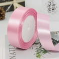 thumbnail image 1 of Blukids Satin Wired Ribbon Double Sided Satin Wire Ribbon for Easter Bows, Gift Wrapping, Wreaths, Garland, Home Decor, Crafts, Christmas Tree Bows-Continous 10 Yards(Pink), 1 of 3