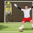 thumbnail image 1 of Blukids Soccer Training Net Corner Soccer Train Goal Easy Attach and Detach Soccer Top Bins with Highlighted Scoring Zones for Ball Football Shooting Accuracy Practice Equipment Trainer Gift(Yellow), 1 of 5