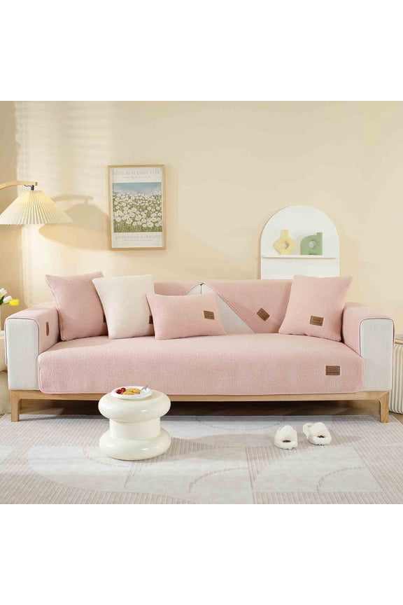 Sofa Cover for 3 Cushion Couch Polyester 25.5×35.5" Indoor Non Slip Sofa Covers Super Soft & Comfortable Seat Cushion Pets Dogs Friendly