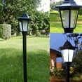thumbnail image 1 of Blukids Solar Lamp Post Light , Outdoor Post Lights Waterproof, Pole Lights Outdoor, Decorative Floor Lamp for Patio, Warm White, Replaceable Bulb,18.5 inch(Black), 1 of 9