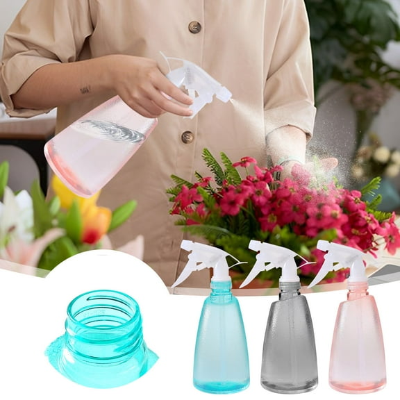 Blukids Spray Bottles , 500ml, Mist & Stream, Plastic Water Spray Bottle for Hair, Plants, Cleaning Solutions, BBQ, Cat Dog Spray Correction Behavior - Leak Proof - Empty Spray Bottles(Green)