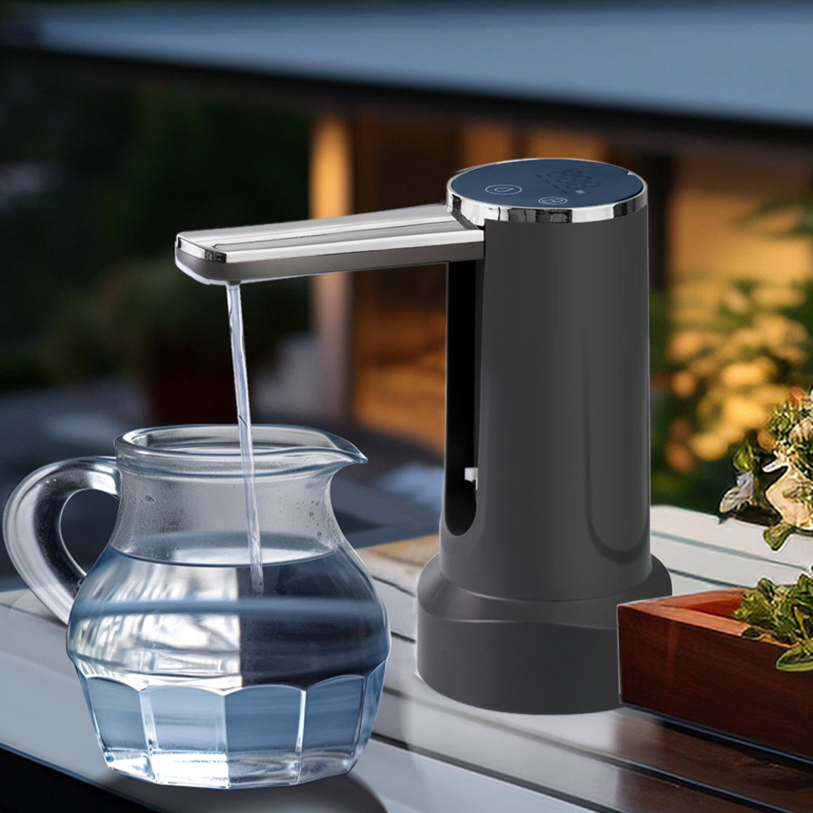 Blukids Water Dispenser for 5 Gallon Bottle, Rechargeable Water Pump