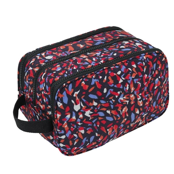 Blukids Waterproof Toiletry Bag Oxford Cloth Toiletry Bag for Men and Women Portable Travel Shaving Dopp Kit Water-Resistant Cosmetic Bag Travel Organizer Storage for Accessories