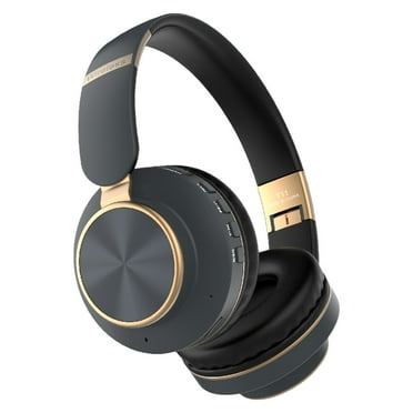 Wanfds Wireless Bluetooth Headphones Noise Cancelling ,Deep Bass,Long Playtime,Foldable, Built-in Microphone,IOS & Android Compatibility On-Ear Headphones for Gaming Work Travel