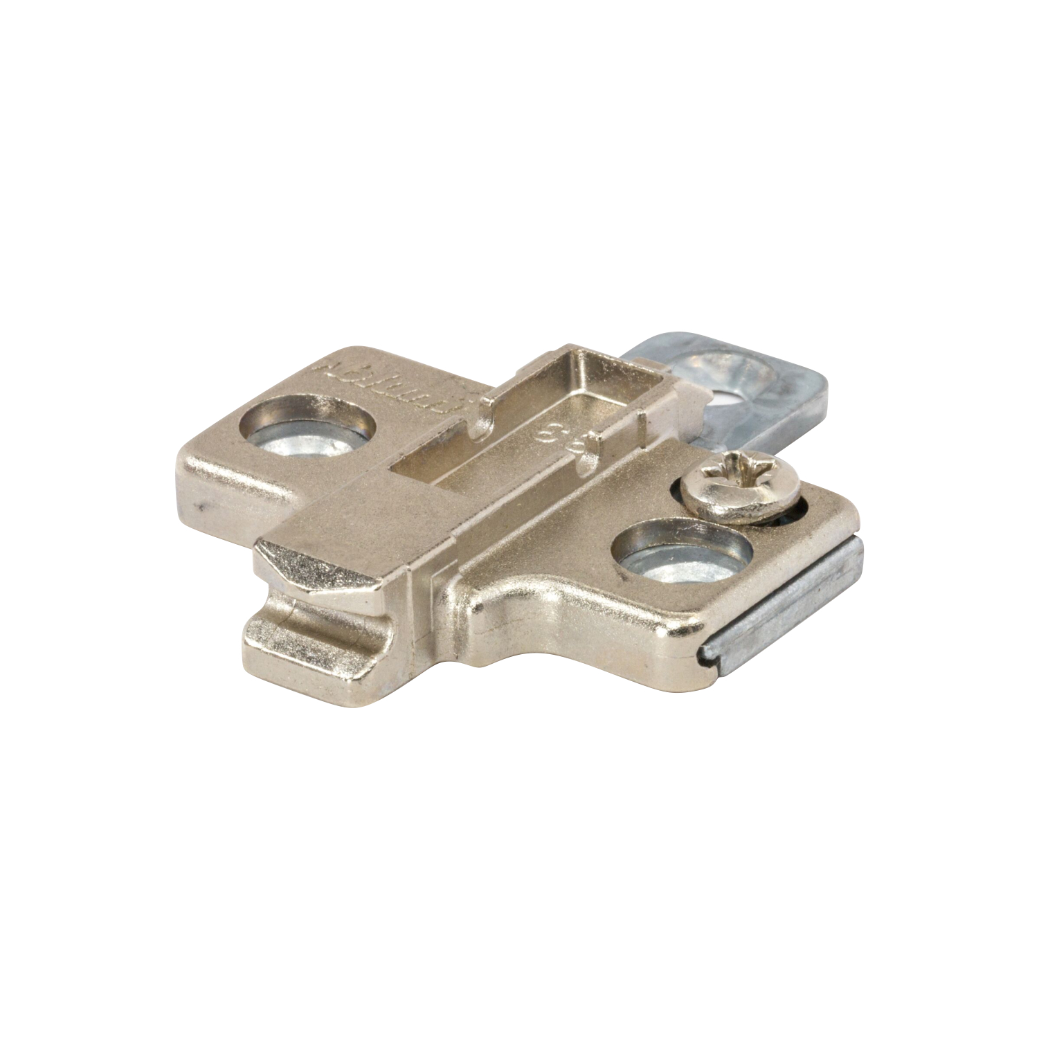 Blum 0mm Die Cast Frameless Clip Two-Piece Mounting Plate, System Screw Version 175H9100 - image 1 of 2