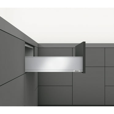 Blum 14" LEGRABOX K-Height Drawer Kit 125# Orion Gray 770K35S0S