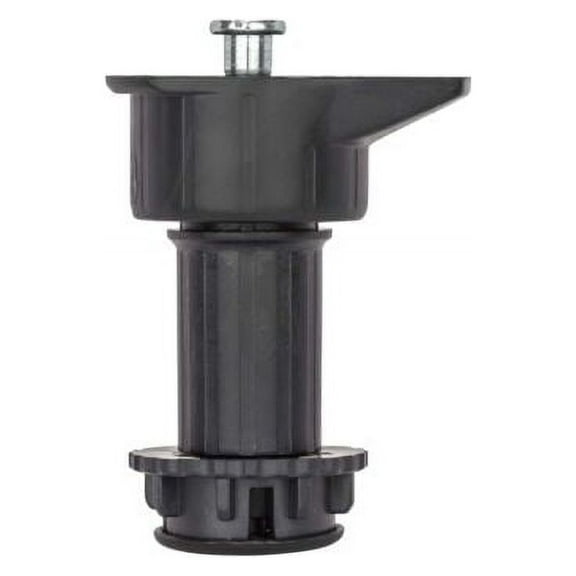 Blum 16-Pack Screw-On 30mm Knock-in Scoket Cabinet Leg Leveler, 850lb Load Capacity in Black Finish