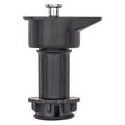 Blum 16-Pack Screw-On 30mm Knock-in Scoket Cabinet Leg Leveler, 850lb Load Capacity in Black Finish