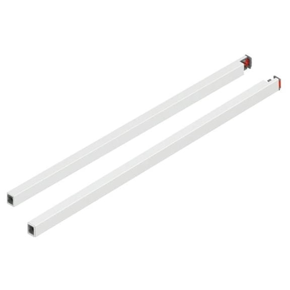 Blum BZR4.400RS SW 16 in. Merivobox Gallery Rail, Silk White