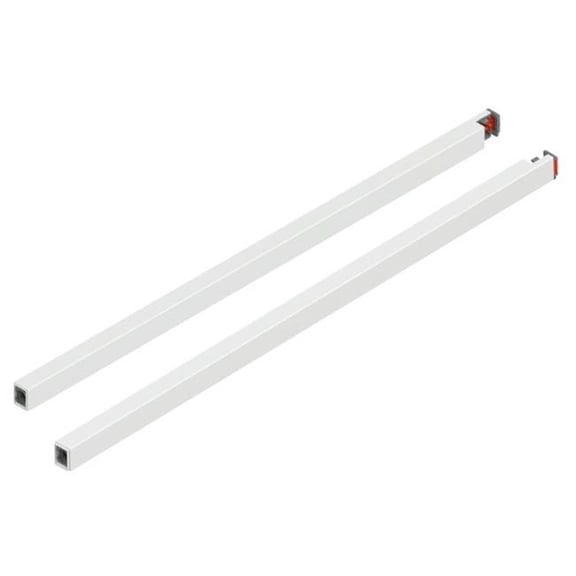 Blum BZR4.450RS SW 18 in. Merivobox Gallery Rail, Silk White