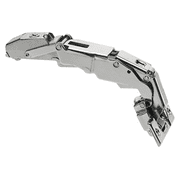 Blum 2-Pack 155 Degree Clip Top Zero Protrusion Screw-On Self-Closing Hinge, Nickel Plated
