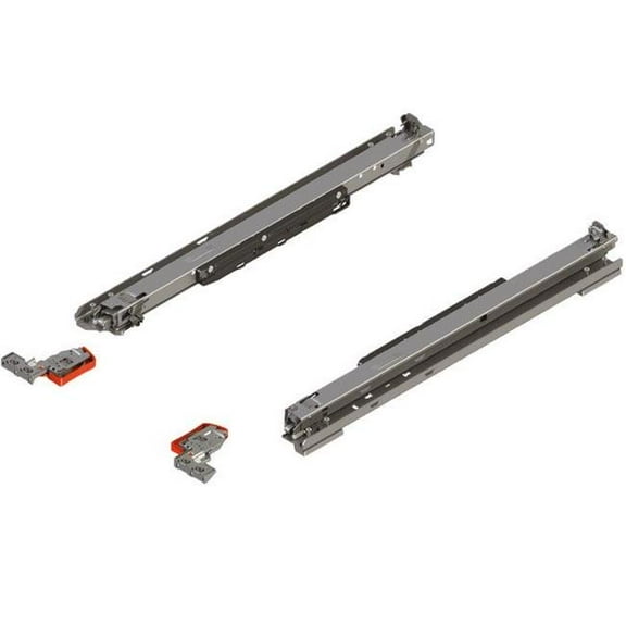 Blum 21 in. 110 lbs Tandem Floor Mount Slide