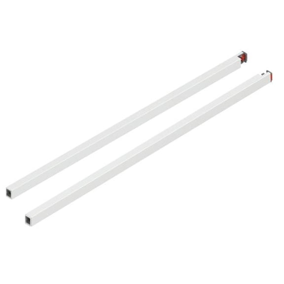 Blum BZR4.550RS SW 22 in. Merivobox Gallery Rail, Silk White