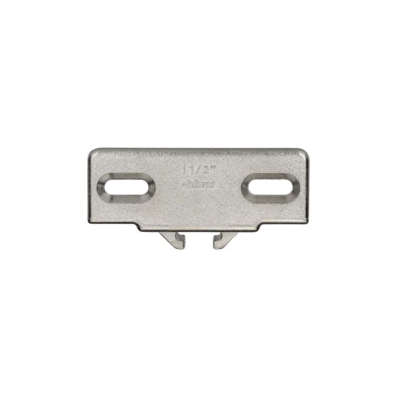 Blum 25-Pack 1-1/2" Overlay Edge Mount Mounting Plate For Compact 33 Hinges, Nickel Plated