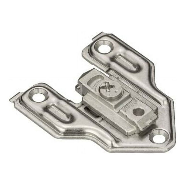 Blum 25-Pack Clip Face Frame Screw-on 0mm Mounting Plate, Nickel-Plated
