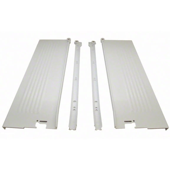 Blum 320H3500C15 Metabox 14" Long X 5-7/8" High Drawer Slide Set - White