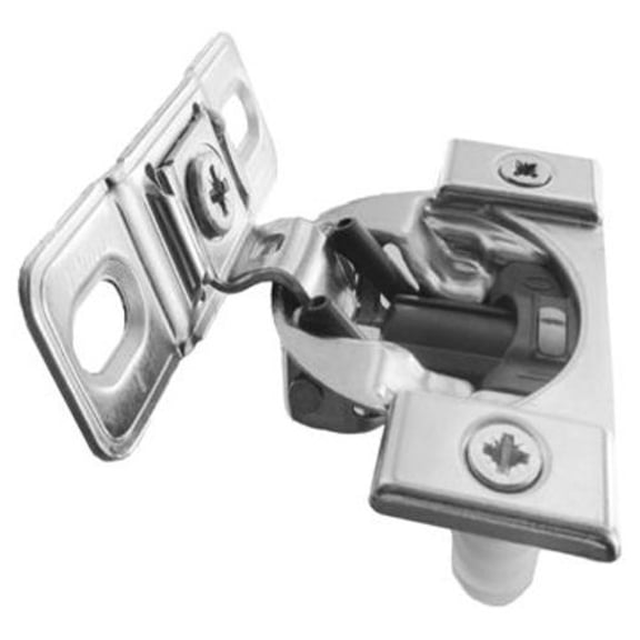 Blum 38B355bf22 Compact 1-3/8" Or Greater Overlay Screw-On Cabinet Door Hinge - Nickel