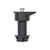 Blum 4-Pack Screw-On 30mm Knock-in Scoket Cabinet Leg Leveler, 850lb Load Capacity in Black Finish