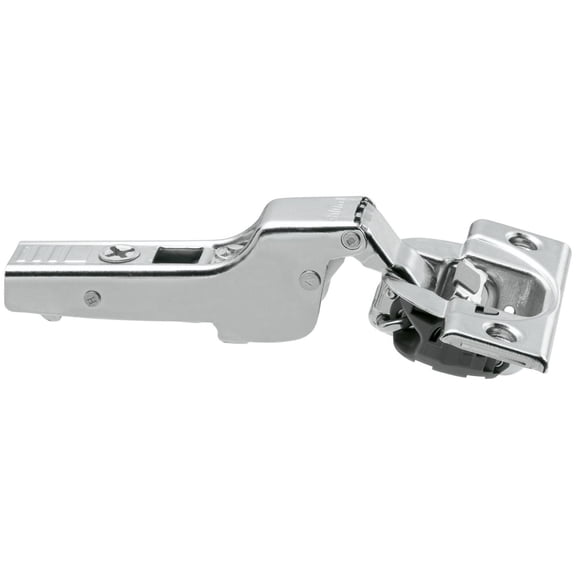 Blum 71B3650 Clip Top Partial Overlay Screw Concealed Euro Cabinet Door Hinge - Nickel