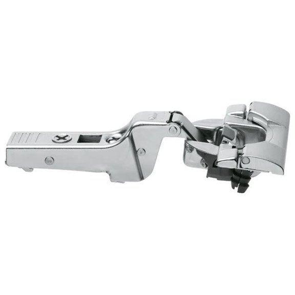 Blum 71B9690 Hinge Thick Door 95 Degree Half Overlay Soft-Closing Inserta - Nickel