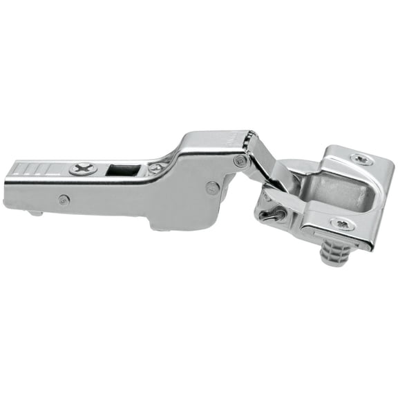 Blum 71T3680 Hinge 110 Degree Half Overlay Self-Closing Doweled - Nickel