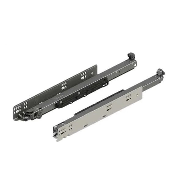 Blum 763.3810M Movento Slide Full Extension 15" Soft-Close Short Series 125 Lbs