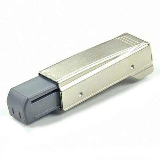 Blum 973A0500.01x4 973A Blumotion Straight Arm Full Overlay Hinge for Doors, Nic