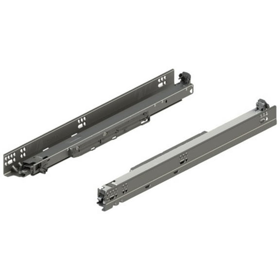 Blum B763h3810s Movento 15" Soft-Close Full Extension Zinc Drawer Slide