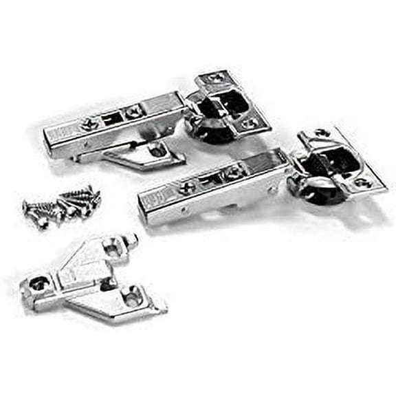 Blum CLIP top BLUMOTION Soft-Close Hinges, 110 degree, Self closing, Face Frame, with Mounting Plates (Full - Overlay - 8 pack)
