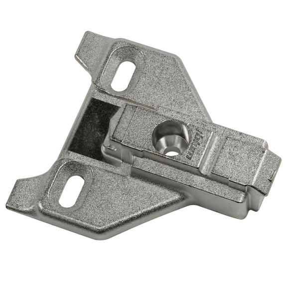 Blum Clip Face Frame Mounting Plate with Off-Center Mount, 3mm