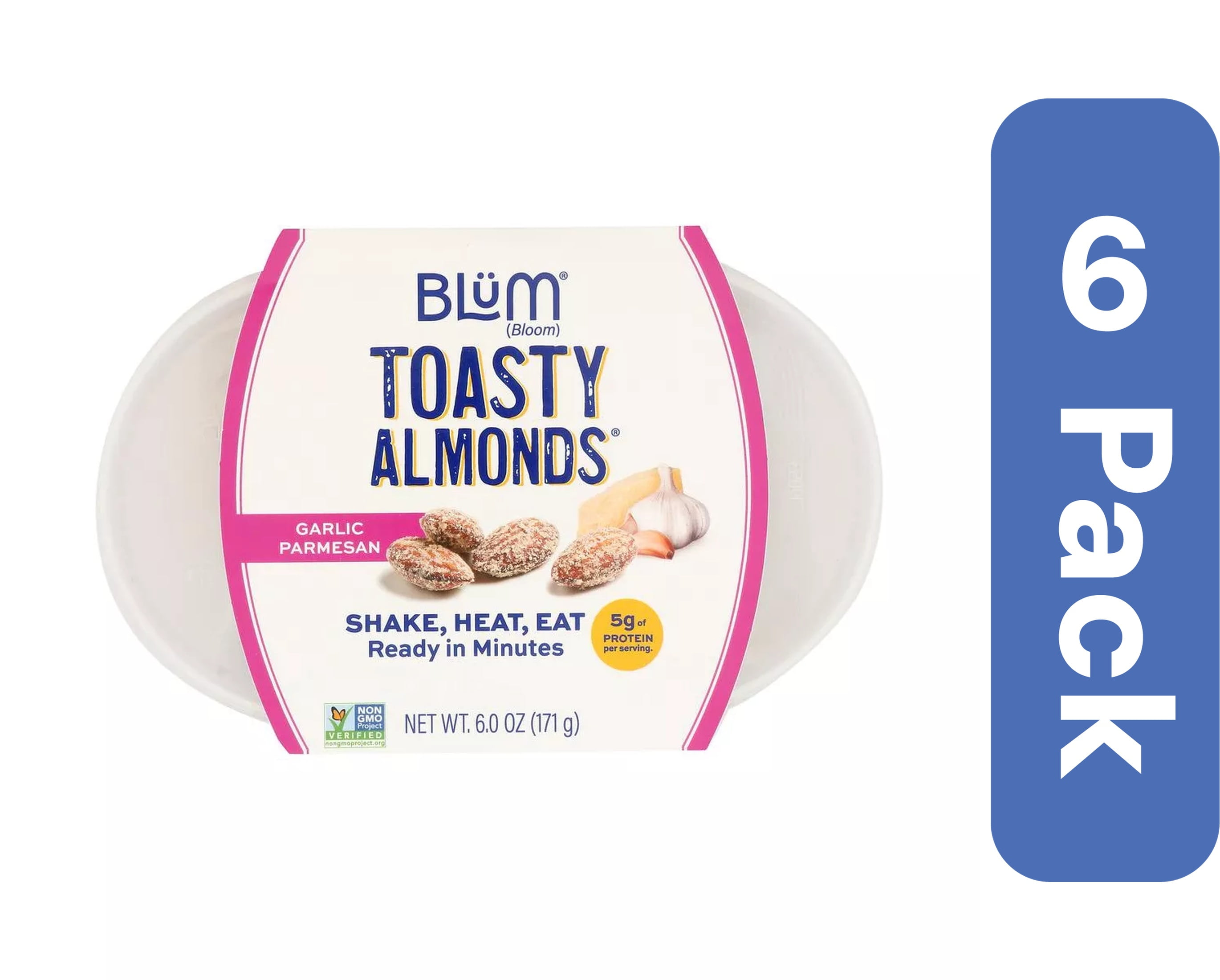 Blum Garlic Parmesan Almonds 6 oz (Pack Of 6)