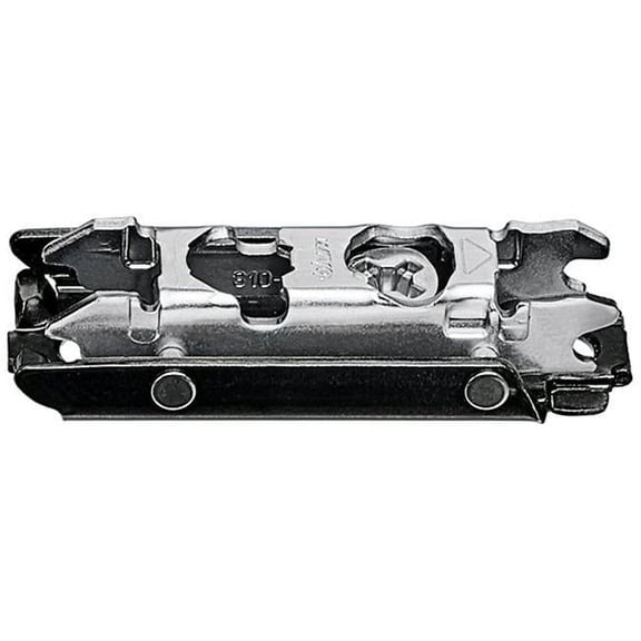 Blum In-Line Mounting Plate, Black Onyx
