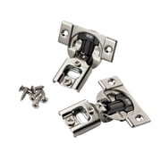 Blum Rok Hardware 25 Pack 105 Degree Compact 38N Series otion 3/4" Overlay Screw-On Soft-Closing - Silver