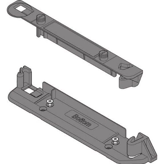 Blum, Servo-Drive Top And Bottom Adapter Set For Horizontal Stretcher Rail