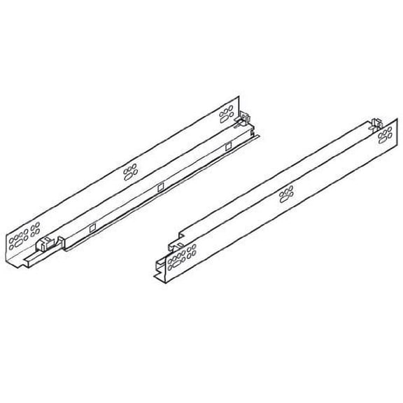 Blum Tandem Premium Undermount Slides with Integrated Soft Close Full Extension for 21" Drawers 110# Class