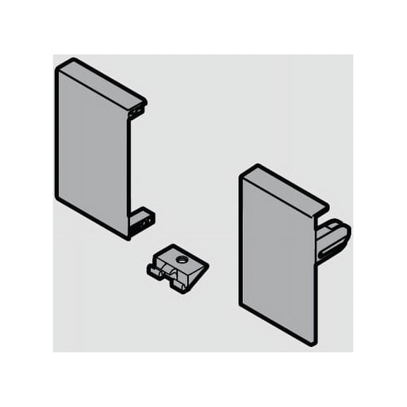 Blum Zif.71M0 Tandembox M Interior Roll-Out Front Fixing Bracket - Grey