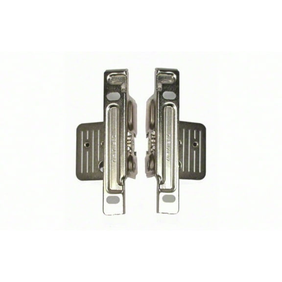 Blum Zsf.1200 L Metabox Left Screw-On Drawer Clip-On Front Fixing Bracket - Nickel