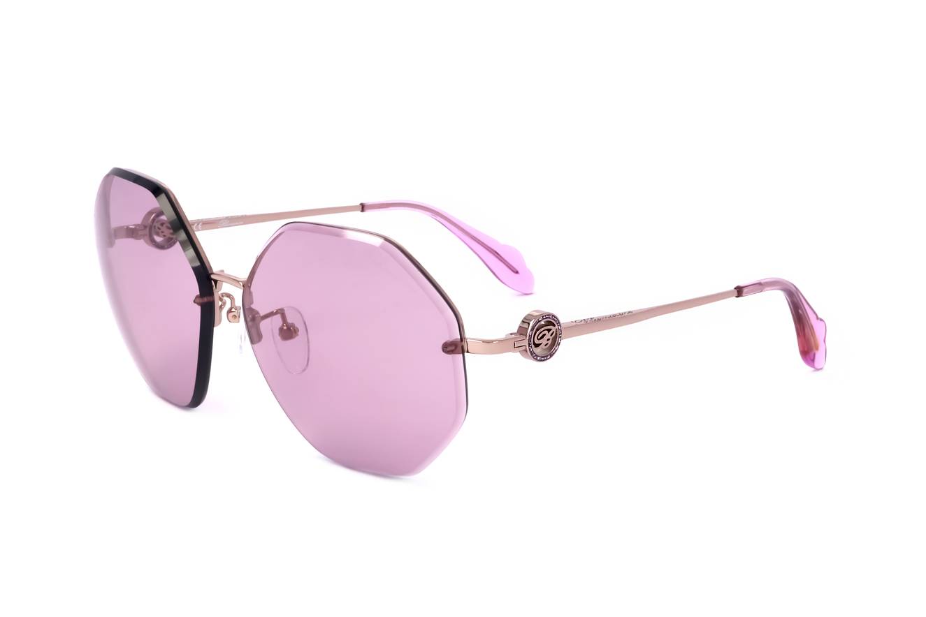 Blumarine Gold Frame Aviator Sunglasses Aviator sunglasses Blumarine Gold in Metal - 11160316 main image 4