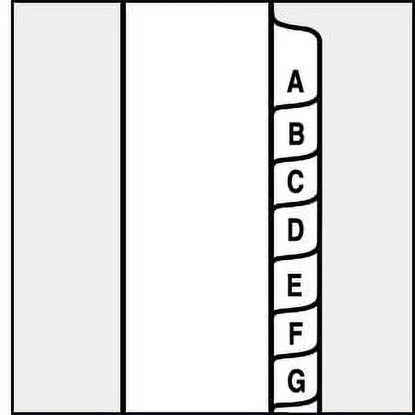 Blumberg Alphabetical, Letter Size, Side Tabbed, Index Tab Dividers