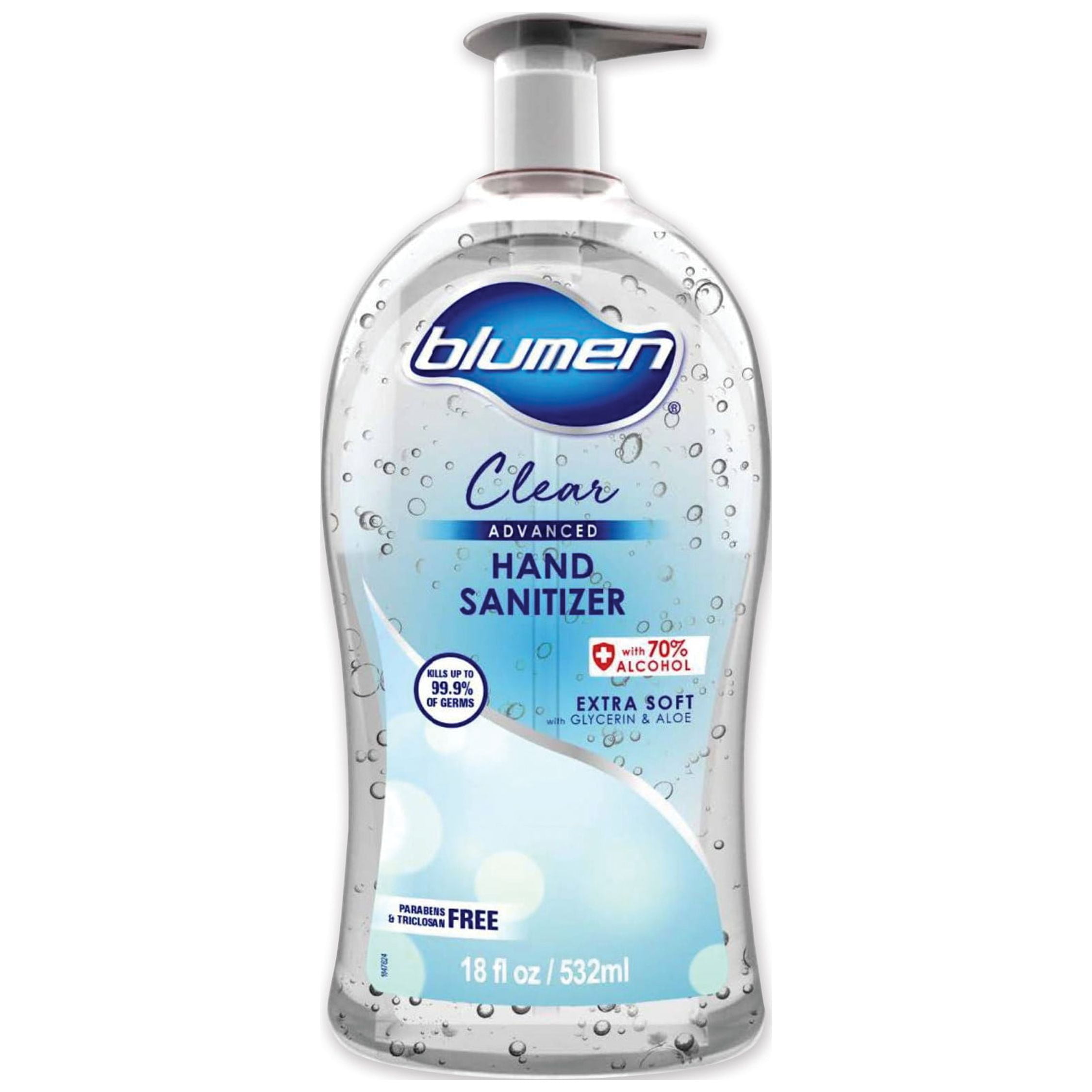 Blumen Hand Sanitizer 18 oz Bottle Soft Fresh 12 Carton