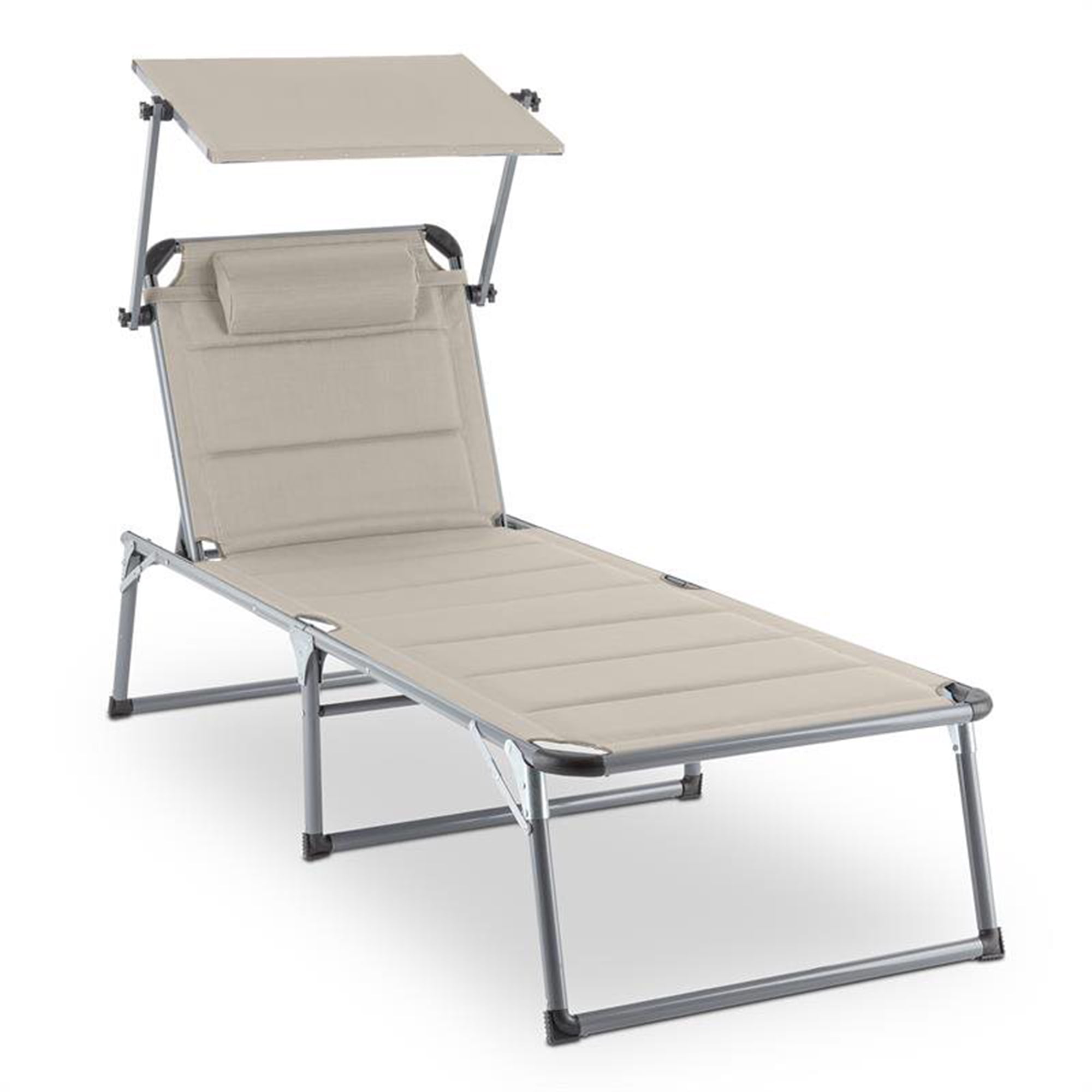 Padded folding sun lounger sale