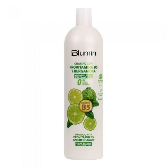 Blumin Anti-Frizz Effect Shampoo with Bergamot and Provitamin B5  Volume and Shine, 1000 ml