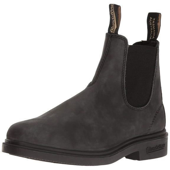 Blundstone Dress Series Chelsea Boot, Rustic Black, 11.5 M US Mens-10.5 AU