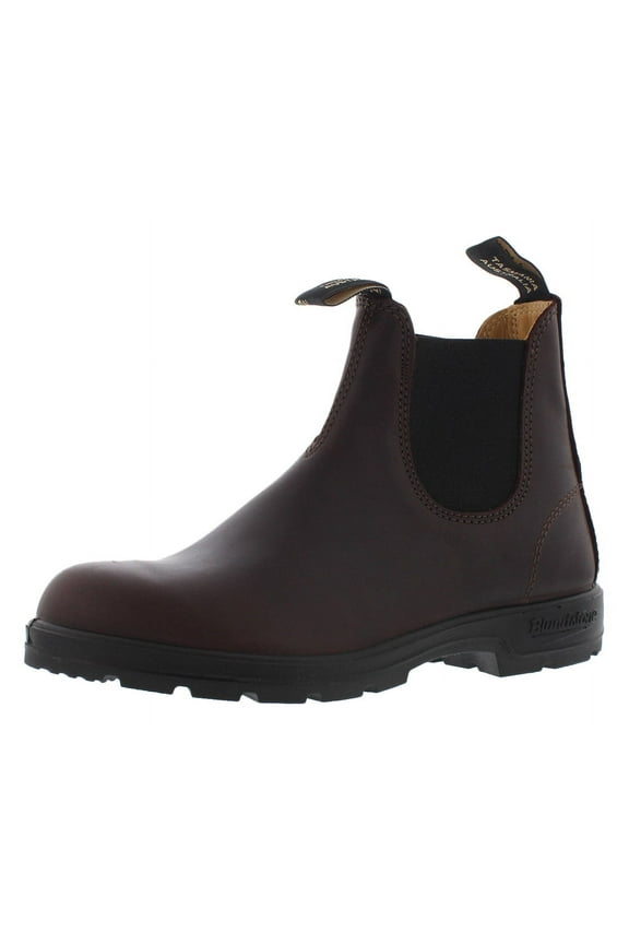 Elastic Sided Boot Lined Unisex Shoes Size 10.5, Color: Auburn/Black