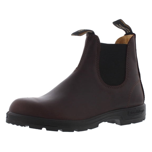 Blundstone Elastic Sided Boot Lined Unisex Shoes Size 12, Color: Auburn/Black