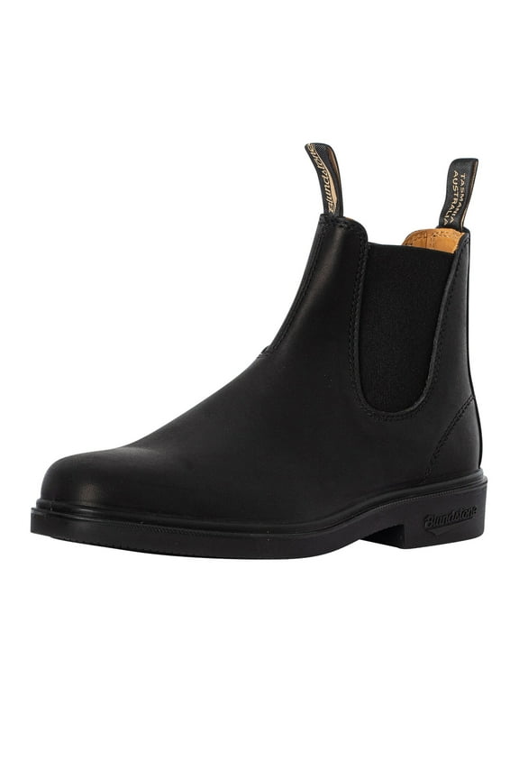 Leather Chelsea Boots, Black